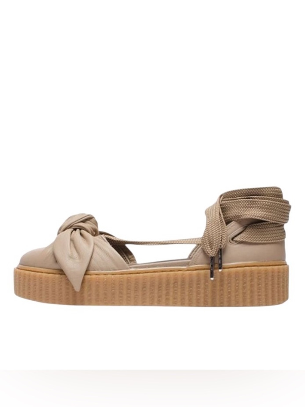 Puma x Fenty Bow Creeper Sandal Natural Tan Womens 9